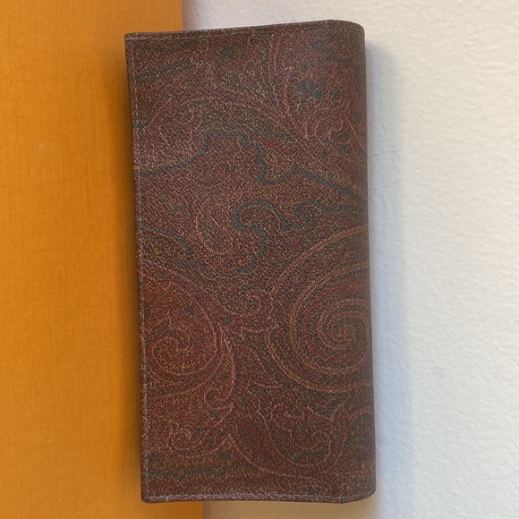 ETRO Milano Pegasus Wallet Chain added Beautiful Authentic Excellent Paisley - Picture 9 of 17